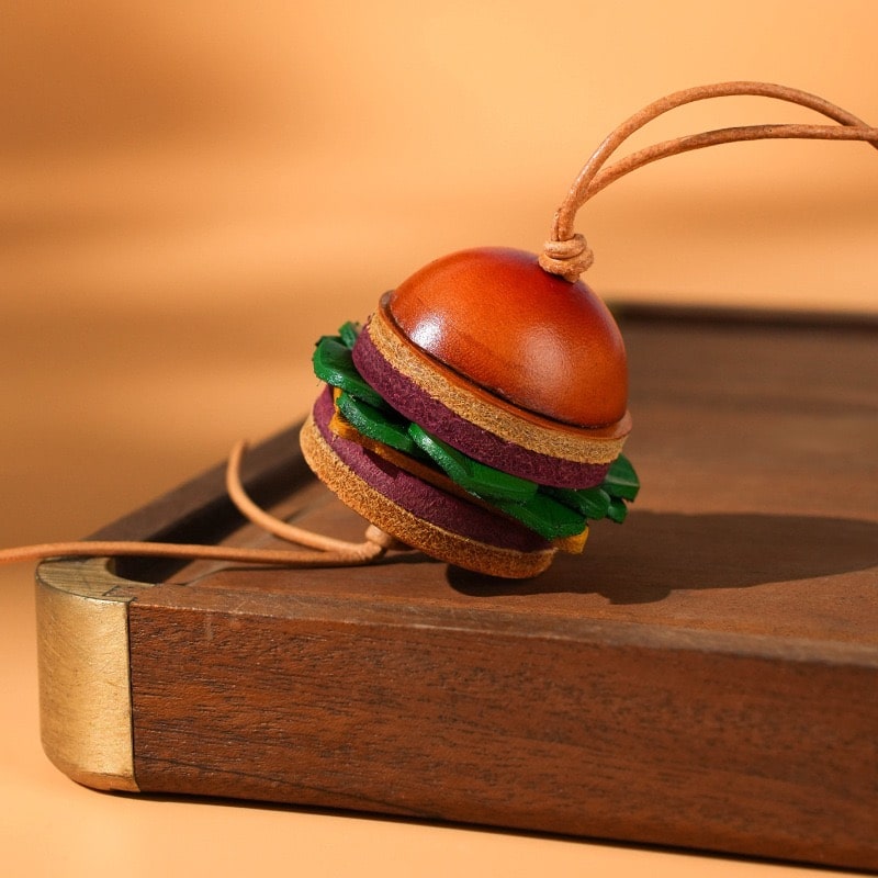 Bag Charm "Burger"