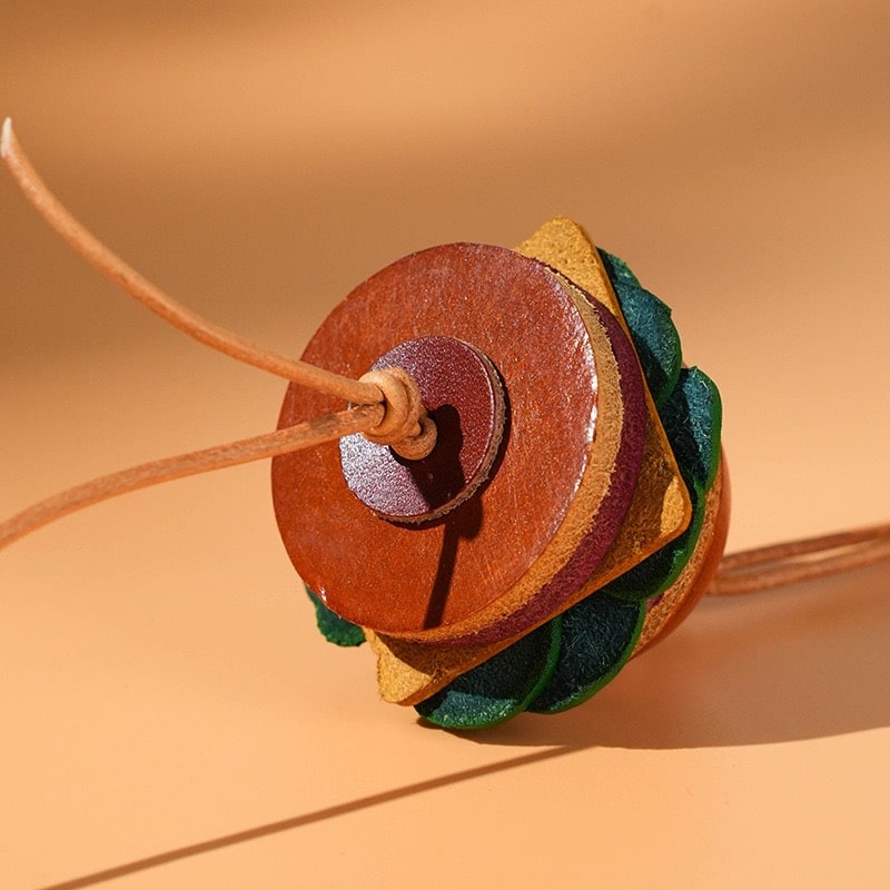Bag Charm "Burger"