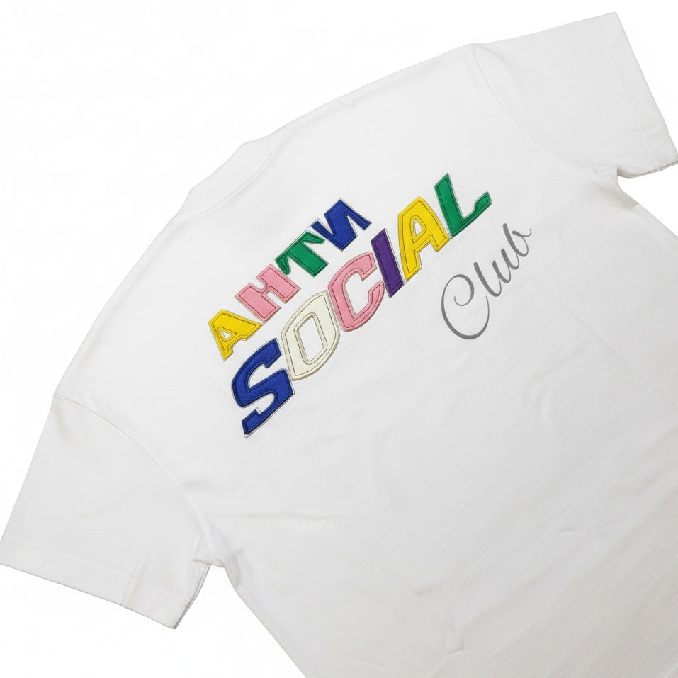 Тениска ANTI SOCIAL — овърсайз с апликация и бродерия на ръкава, 240гр памук, шита в Пловдив | Ulle